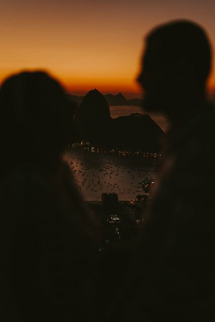 Ensaio de Casal Mariana e Lucas no Mirante Dona Marta - Rio de Janeiro